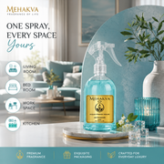 Mehakva Aqua Fresh Wave 300ML ocean breeze-scented premium air freshener bottle thumbnail 4