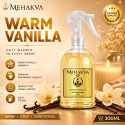 Mehakva Warm Vanilla 300ML sweet vanilla-scented premium air freshener bottle thumbnail 4