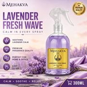 Mehakva Aqua Fresh Wave 300ML ocean breeze-scented premium air freshener bottle thumbnail 6