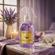 Mehakva Lavender Fresh Wave 300ML calming lavender-scented premium air freshener bottle thumbnail 4