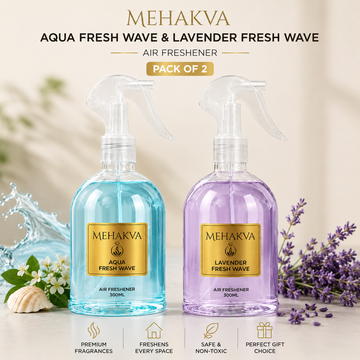 (Pack of 2) Aqua Fresh Wave and Lavender Fresh Wave - Air Freshener (2 x 300ML)